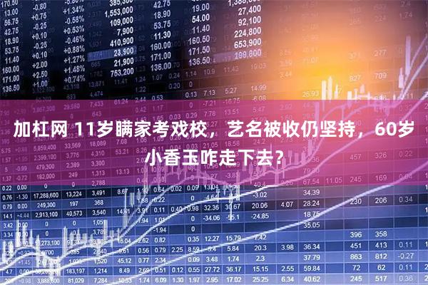 加杠网 11岁瞒家考戏校，艺名被收仍坚持，60岁小香玉咋走下去？